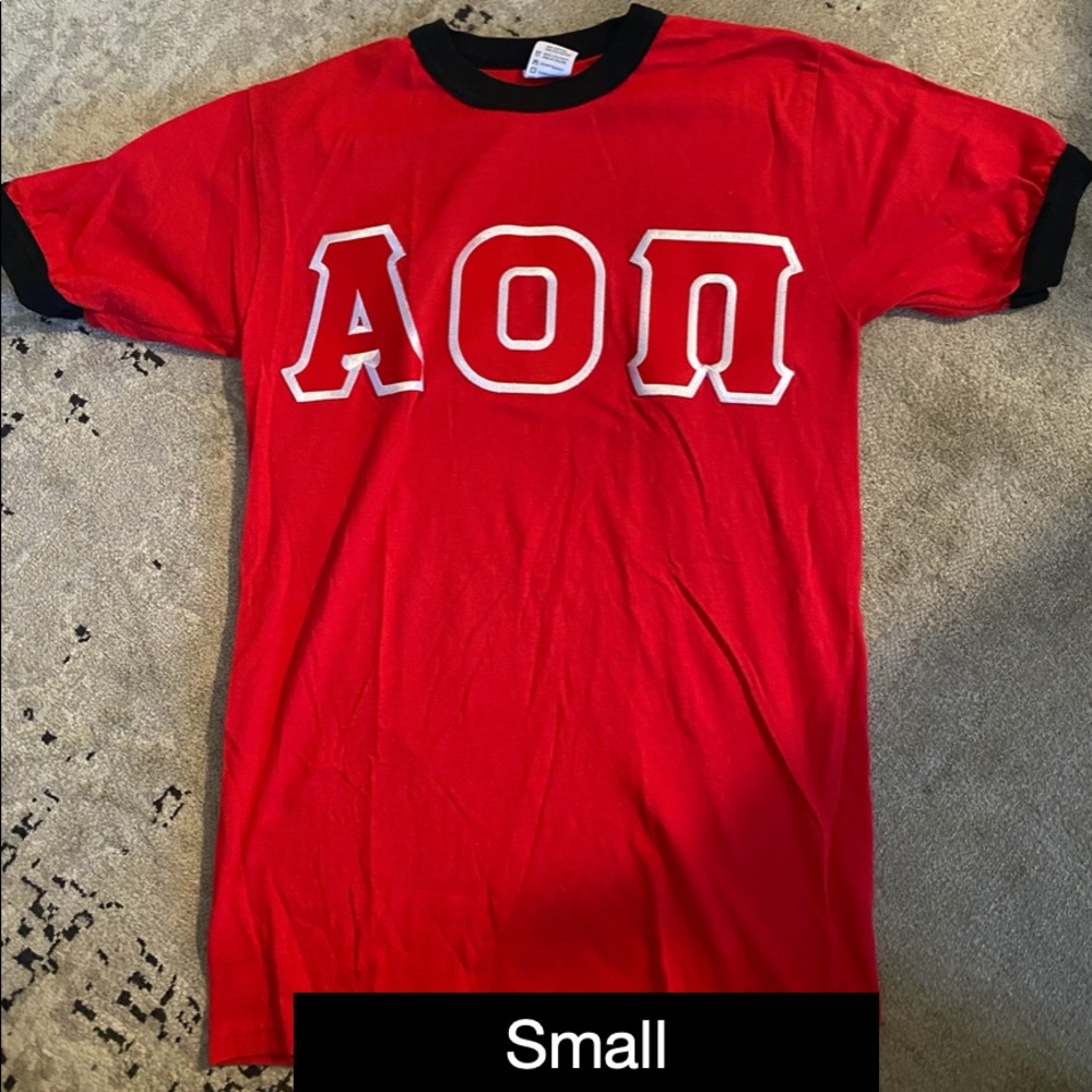 ΑΟΠ stitched letters